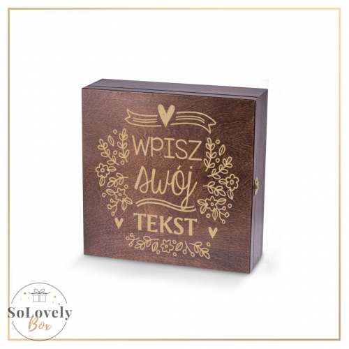 SKRZYNKA Z WŁASNĄ DEDYKACJĄ - SO LOVELY BOX