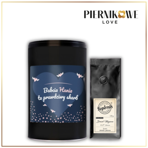 BABCIA TO PRAWDZIWY SKARB PUSZKA CZARNA 150G - PREZENT Z OKAZJI DNIA BABCI