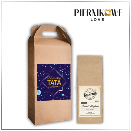 NAJLEPSZY TATA W KOSMOSIE KUFEREK 250G - PREZENT DLA TATY