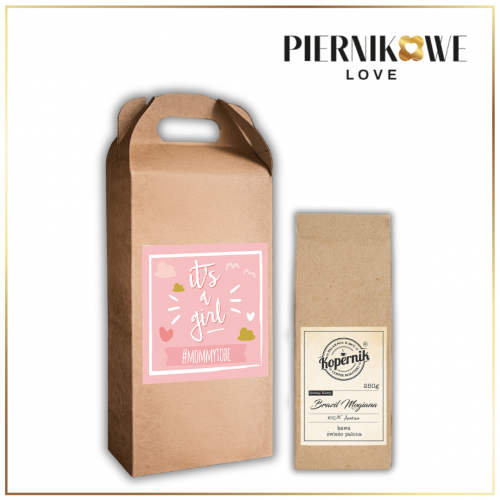 IT'S A GIRL KUFEREK 250G - PREZENT NA BABY SHOWER DLA DZIEWCZYNKI