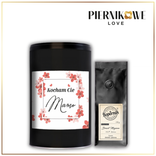 KOCHAM CIĘ MAMO PUSZKA CZARNA 150G - WYJĄTKOWY PREZENT DLA MAMY
