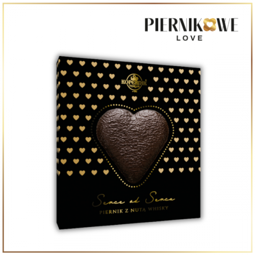 SERCE PIERNIKOWE Z NUTĄ WHISKY 110G