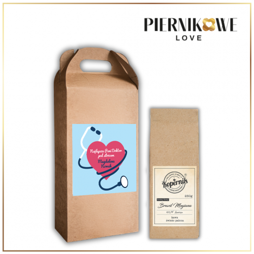 DLA LEKARZA KUFEREK Z KAWĄ 250G - PREZENT DLA LEKARZA
