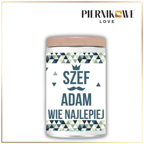 SZEF WIE NAJLEPIEJ PUSZKA BIAŁA 150G - PREZENT DLA SZEFOSTWA