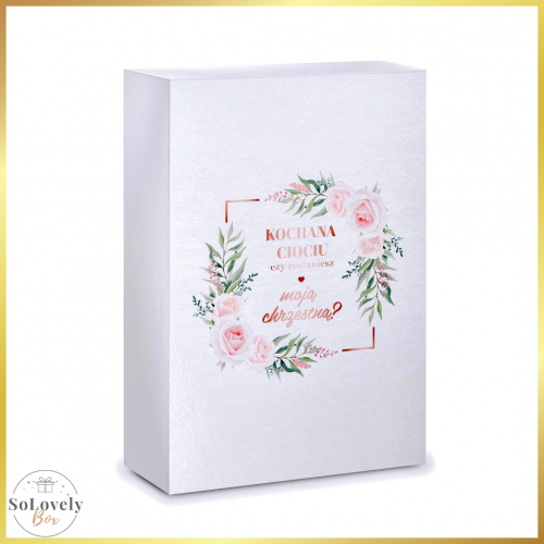PUDEŁKO DLA CHRZESTNEJ Z WŁASNĄ DEDYKACJĄ - SO LOVELY BOX