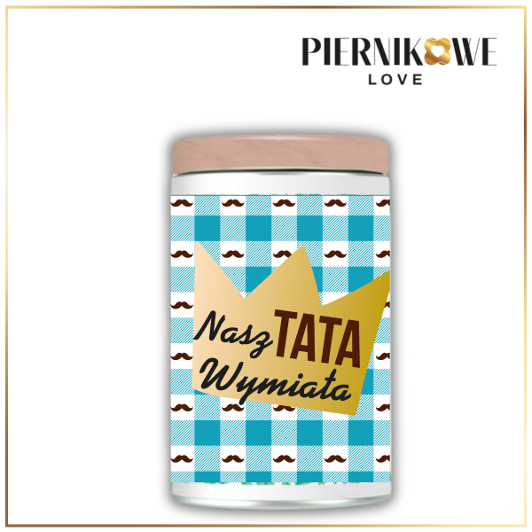 NASZ TATA WYMIATA PUSZKA BIAŁA 150G - PREZENT NA DZIEŃ OJCA