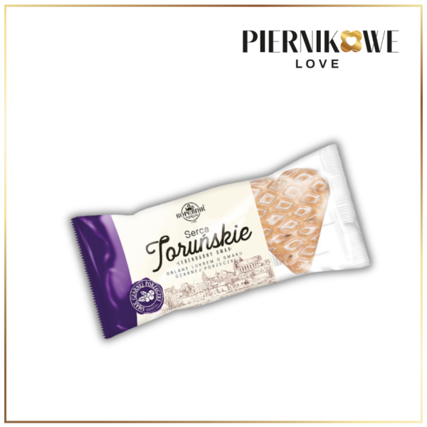 SERCA TORUŃSKIE OBLANE LUKREM O SMAKU CZARNEJ PORZECZKI 120G