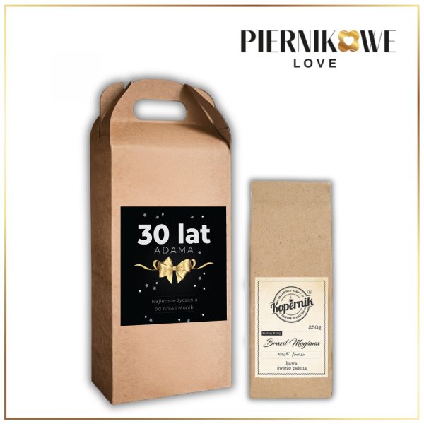 Urodzinowy kuferek z kawą 250g - PREZENT URODZINOWY DLA NIEGO